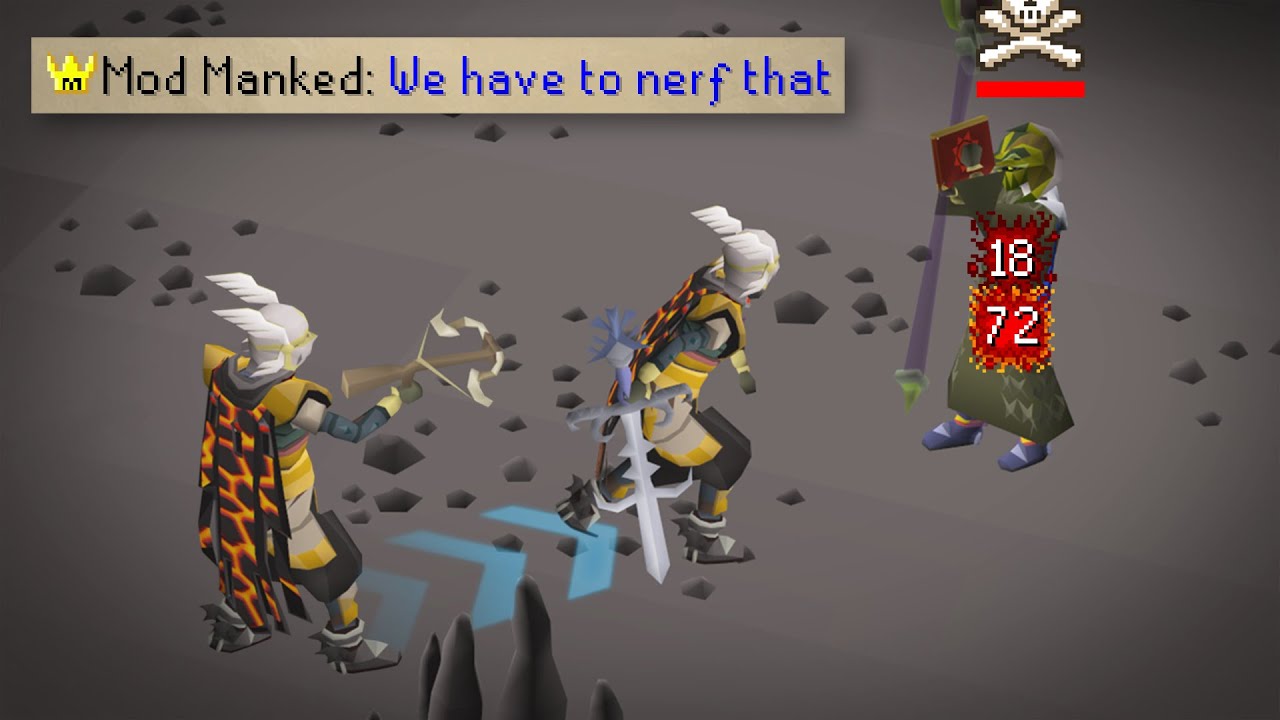 Эта стойка была настолько мощной, что Jagex ее убрал.