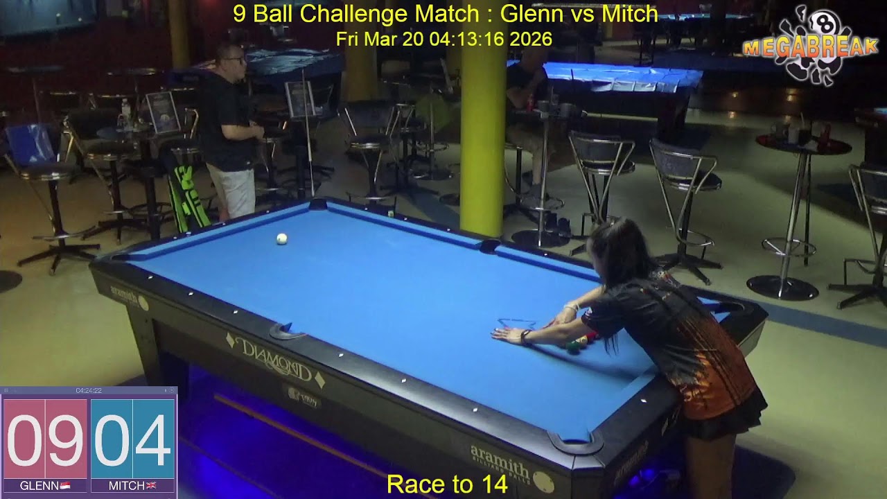 9 Ball Challenge Match - Glenn vs Mitch : 19/03/26