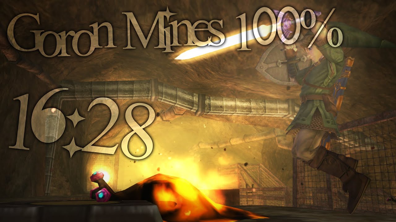 Twilight Princess : Goron Mines 100% IL in 16:28 - World Record