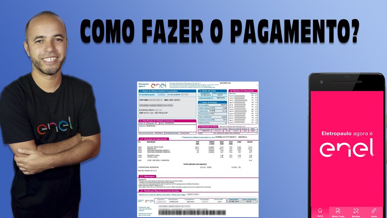 Enel Como Fazer o Pagamento da Conta no Aplicativo e Boleto
