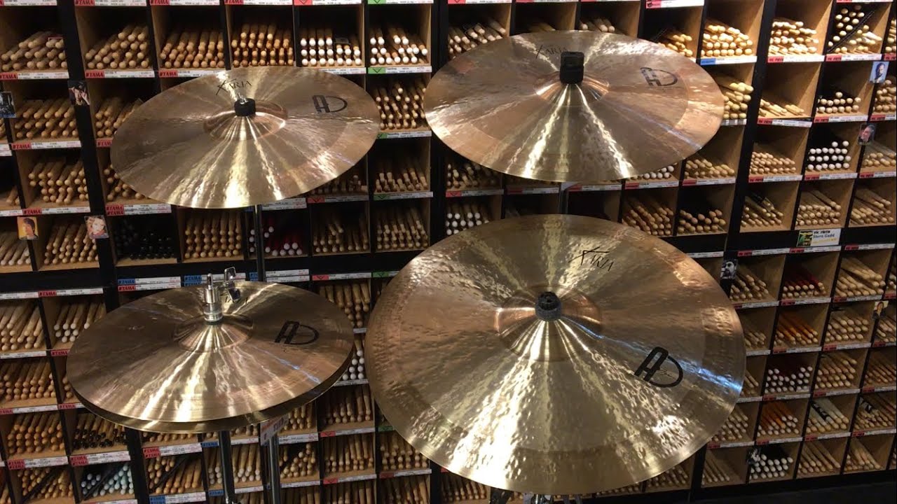 AGEAN KARIA Series Cymbals 14”HiHat + 16”Crash + 18”Crash + 20”Ride / エイジーン カリア シンバル