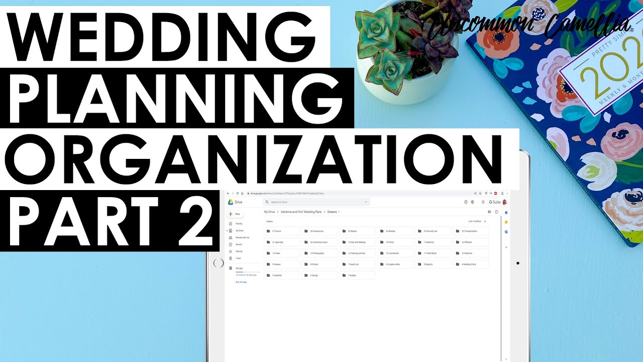 How To Organize Your Wedding Plans PART 2: Creating Electronic Shareable Folder System