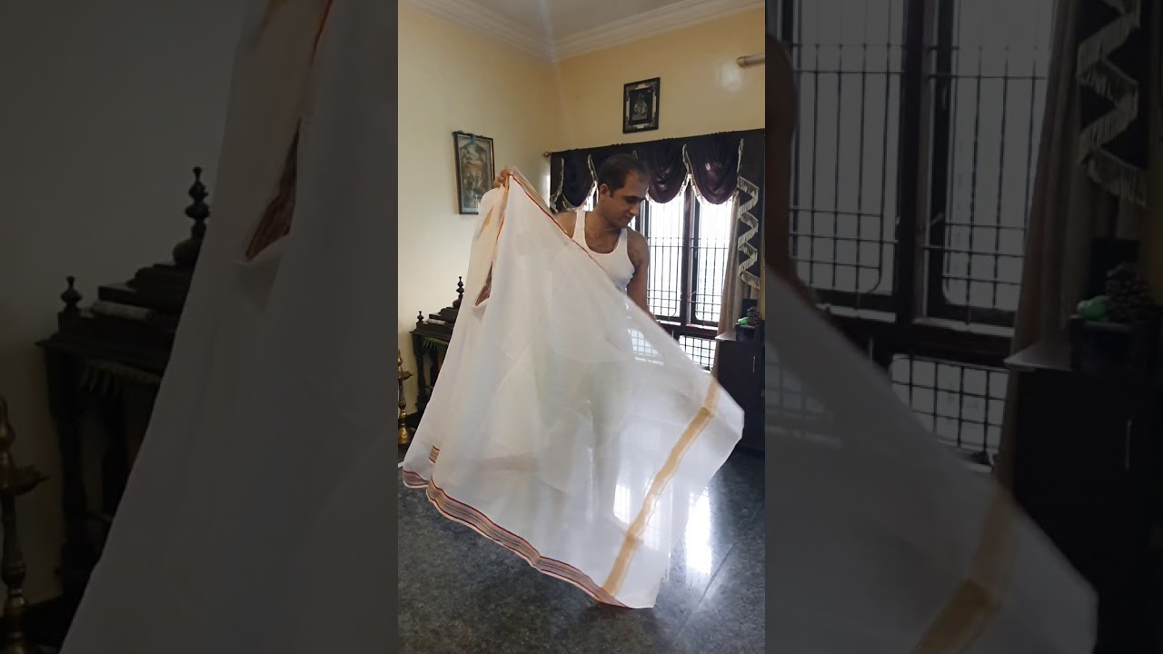 How to wear Kachche Panche (ಪಂಚ ಕಚ್ಚೆ ಉಡುವ ಬಗೆ)