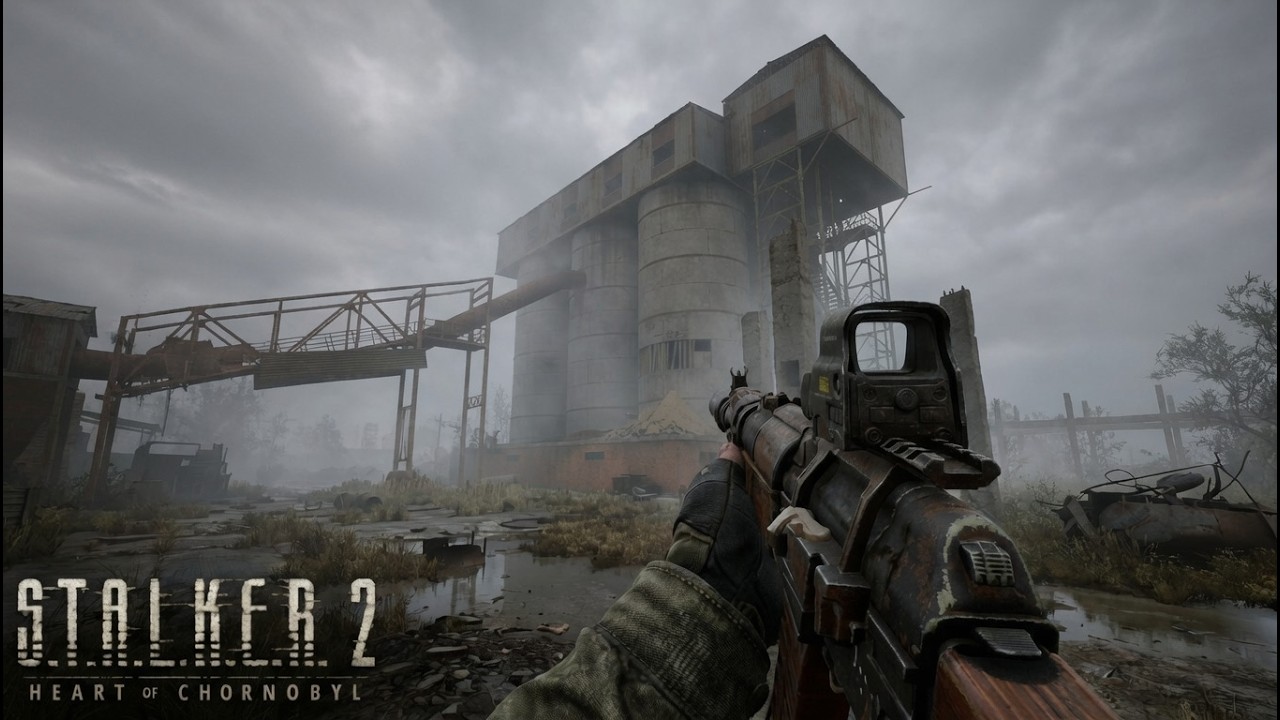 Exploring the Cement Factory - STALKER 2 Immersive Gameplay No Commentary