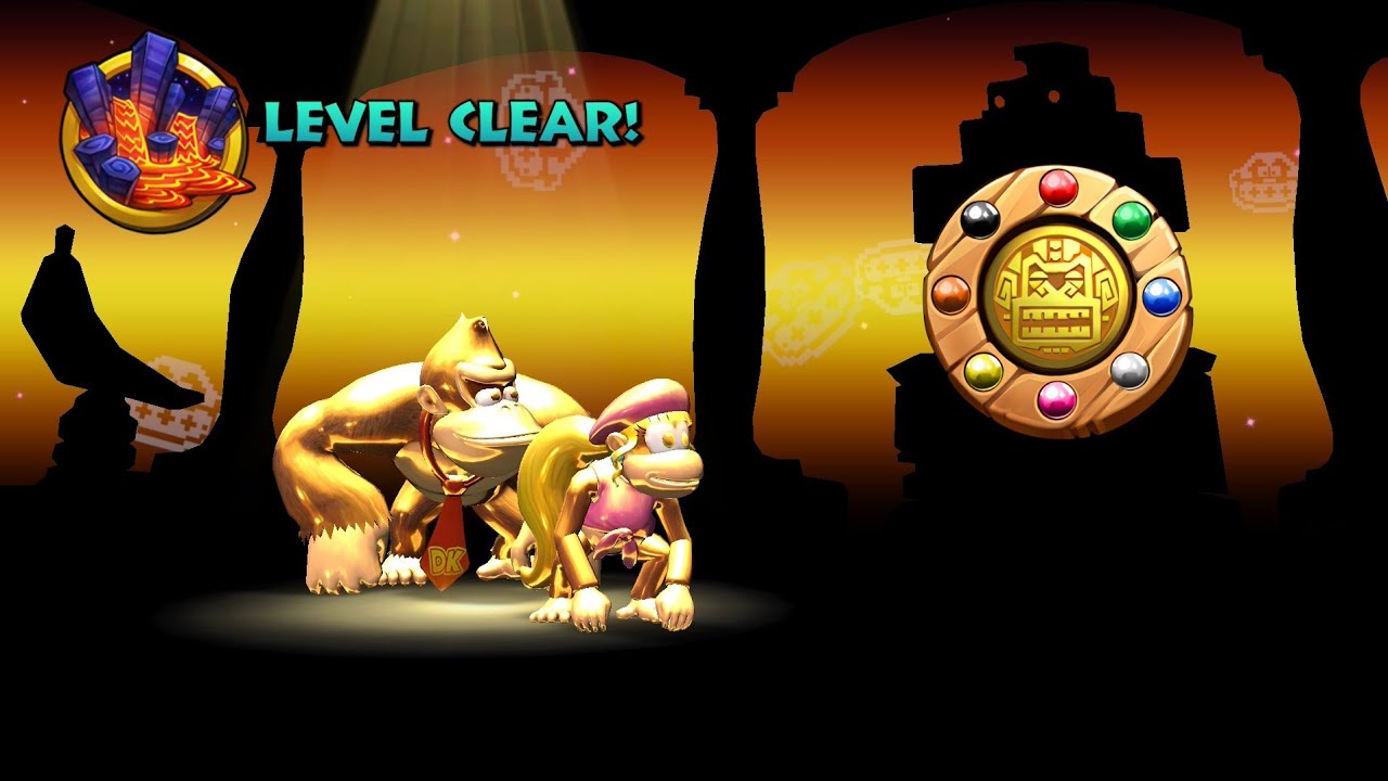 donkey kong country returns hd world 8 with dixie kong