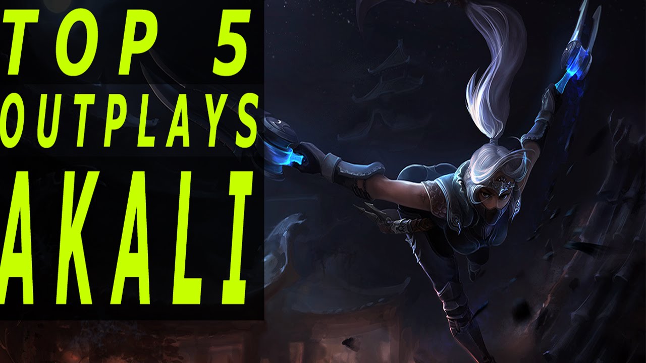 Top 5 Outplays | Akali  (League Of Legends)