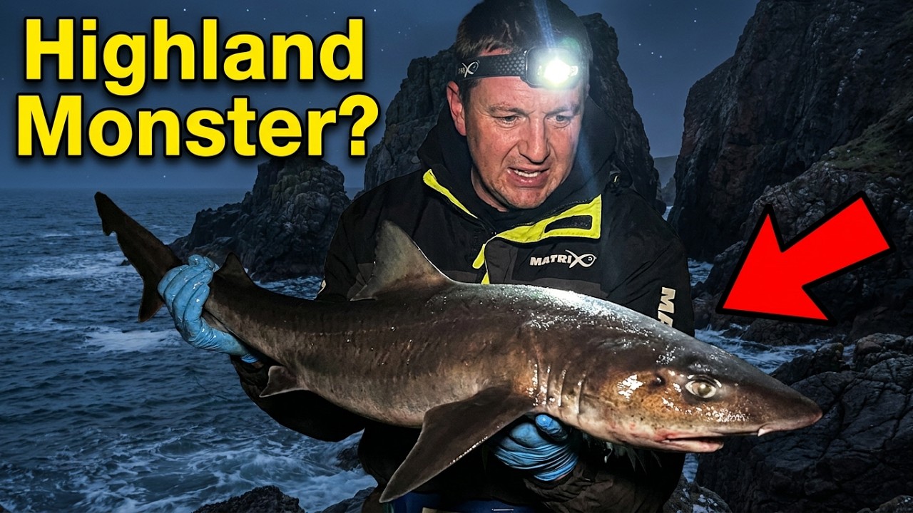 Massive Spurdogs Every Cast, Isle Of Skye, Highland Shore Fishing, Spurdog Fish Scotland