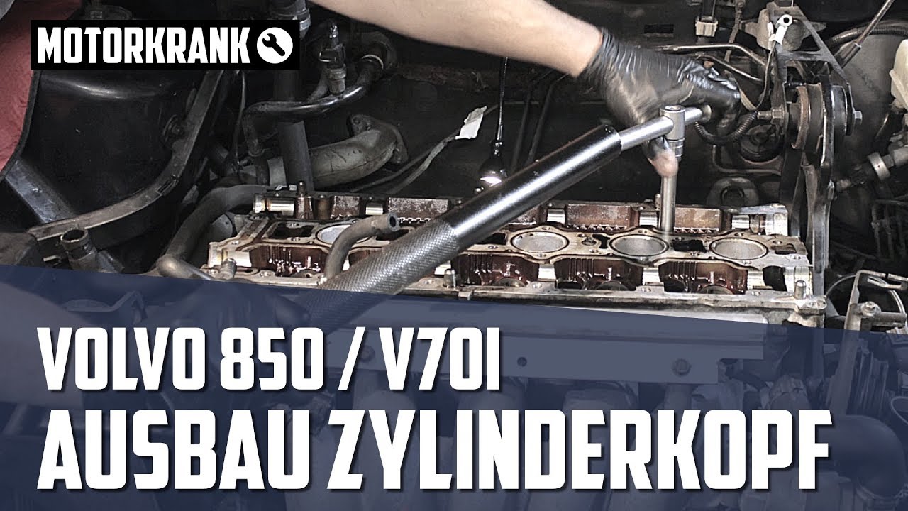 Zylinderkopf ausbauen // Volvo 850 2.5l Zylinderkopf Folge2