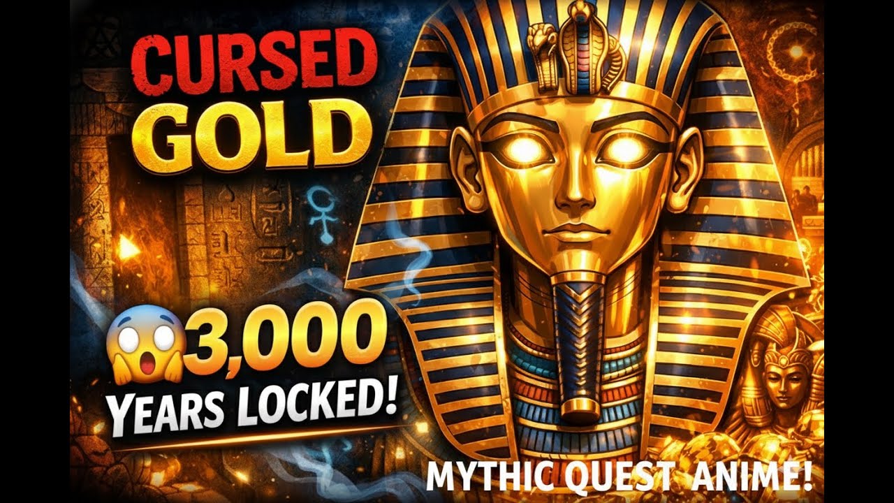 The Secret of the Golden Mask | King Tut’s Cursed Tomb (Anime Story)