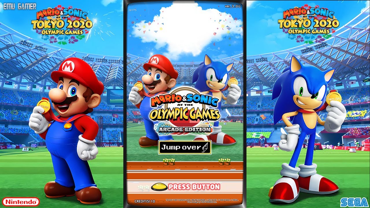 Mario & Sonic Tokyo 2020 Olympic Games - 4K Gameplay (Teknoparrot)