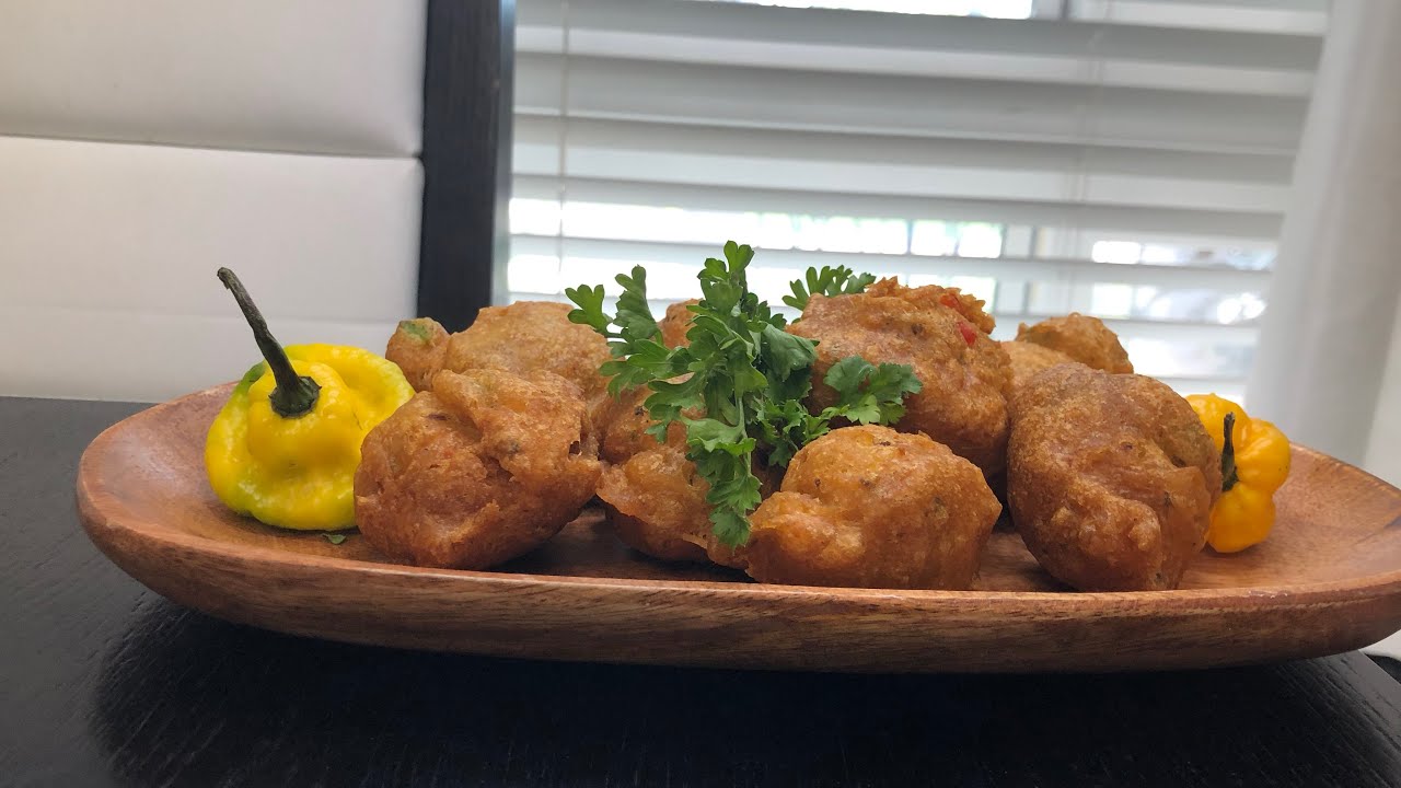 How to make Haitian style herring fritter ( Koman pou fè yon marinade ak aranso)