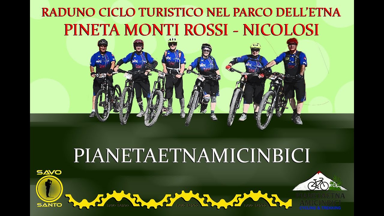RADUNO dei BIKERS FESTOSI. NICOLOSI PINETA MONTI ROSSI