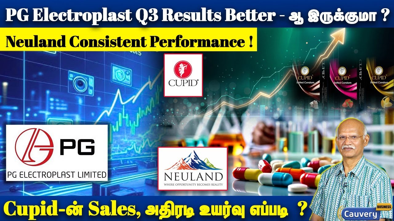 👉👉 PG Electroplast , Cupid & Neuland Pharma Q2 Results Analysis !