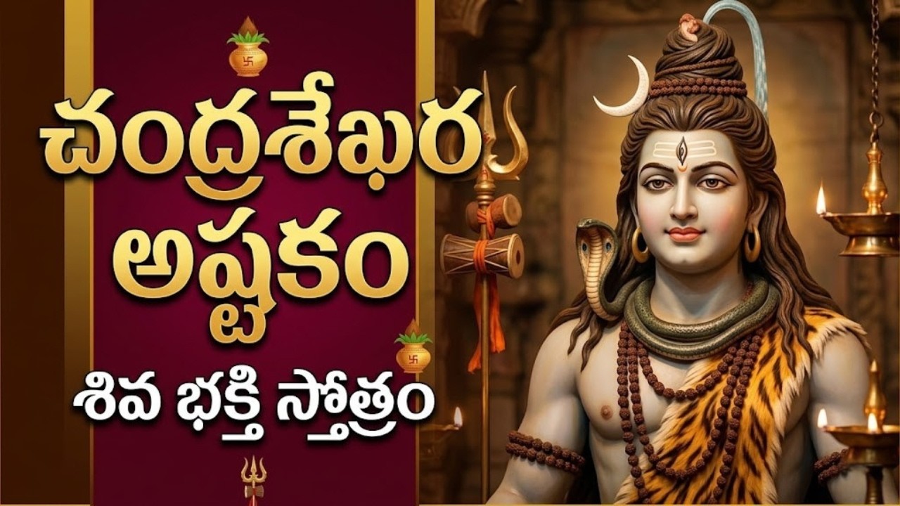 మృత్యు భయాన్ని పోగొట్టే చంద్రశేఖర అష్టకం | Powerful Chandrashekhara Ashtakam for Protection