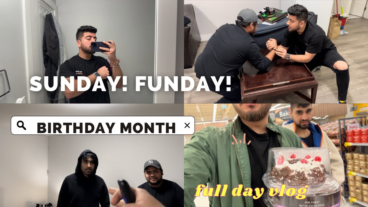 SUNDAY! FUNDAY! 🎉 BIRTHDAY MONTH! #canada #piyushgera #internationalstudents #birthdaymonth