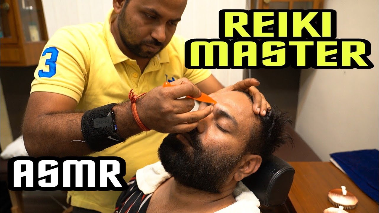 Reiki Master Head massage therapy to Relax your Sleepless and Insomnia, Cracks, ASMR😴 INDIAN BARBER