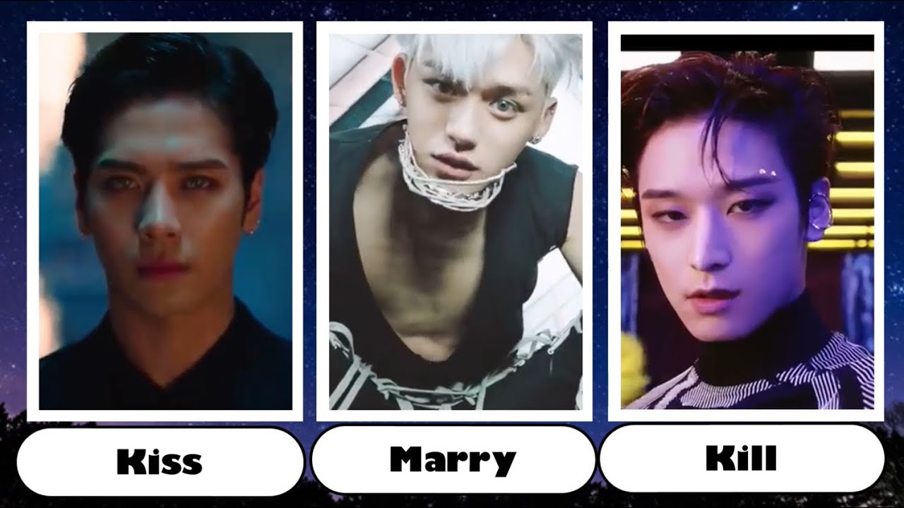 Kiss Marry Kill (Male Idols)
