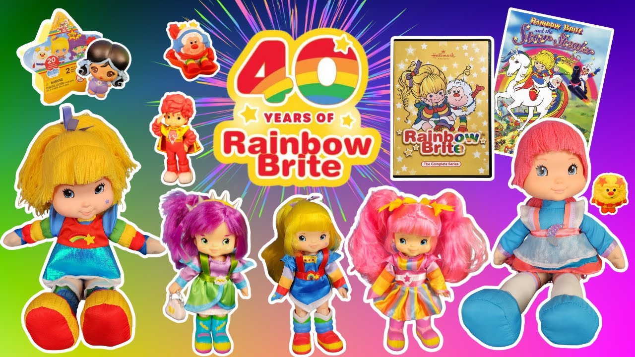 RAINBOW BRITE 40th Anniversary Haul! 🌈 UNBOXING Dolls, Plush, Figures, Blind Boxes & More!