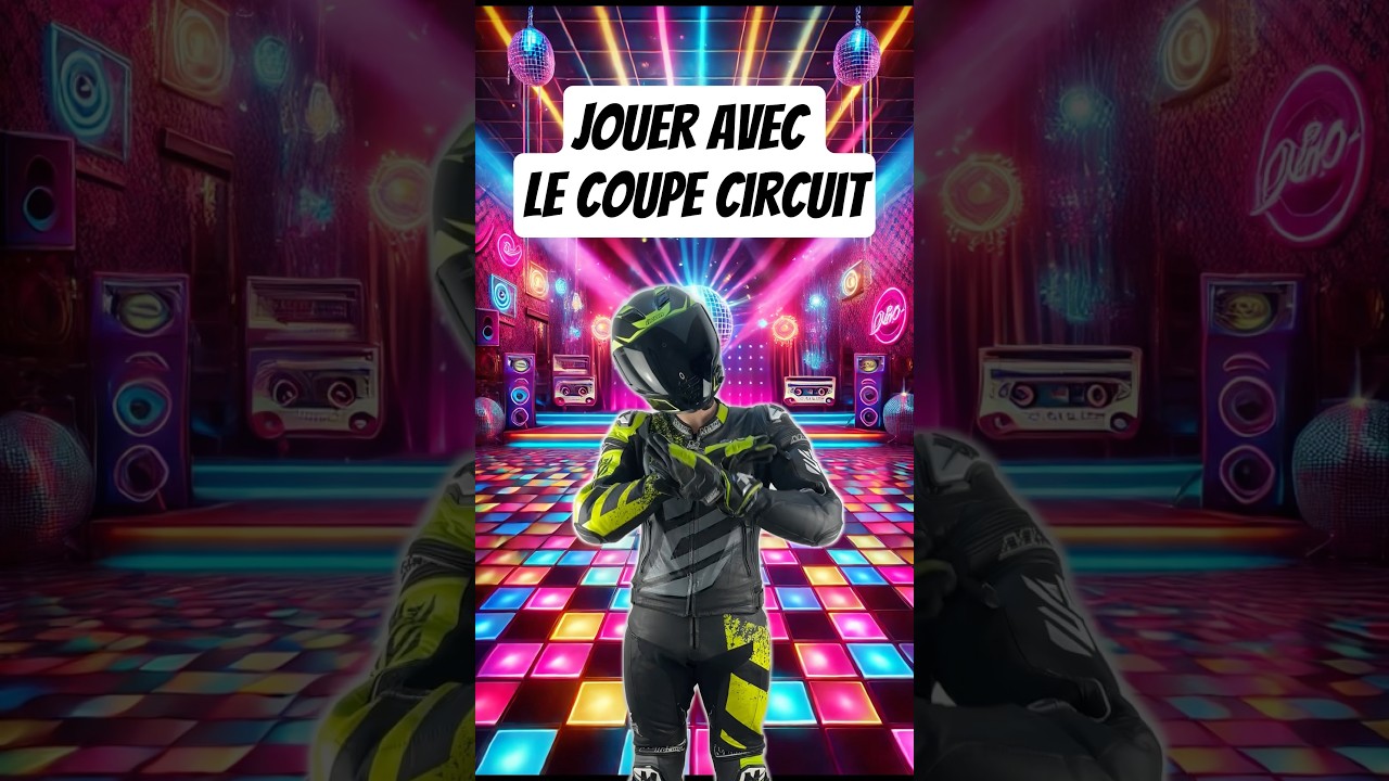 Jouer avec le coupe circuit &agrave; moto #motard #moto #vlog #tuto #humour #motovlog