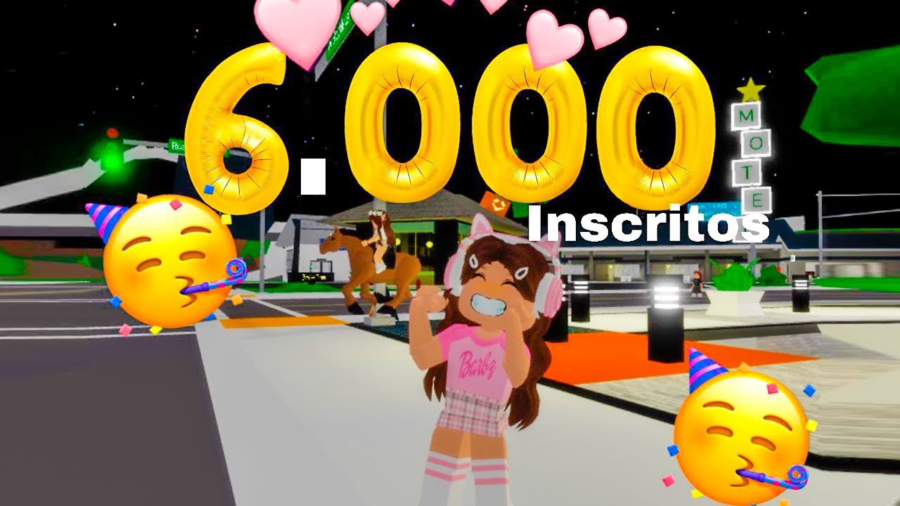 FIZ UMA FESTA ESPECIAL de 6 MIL INSCRITOS no ROBLOX! OBRIGADO! Sophie Blox Games