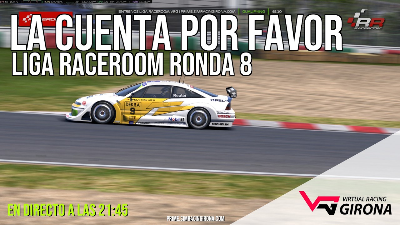 🔴 En DIRECTO Liga Raceroom | Ronda 8 Suzuka | Opel Calibra DTM