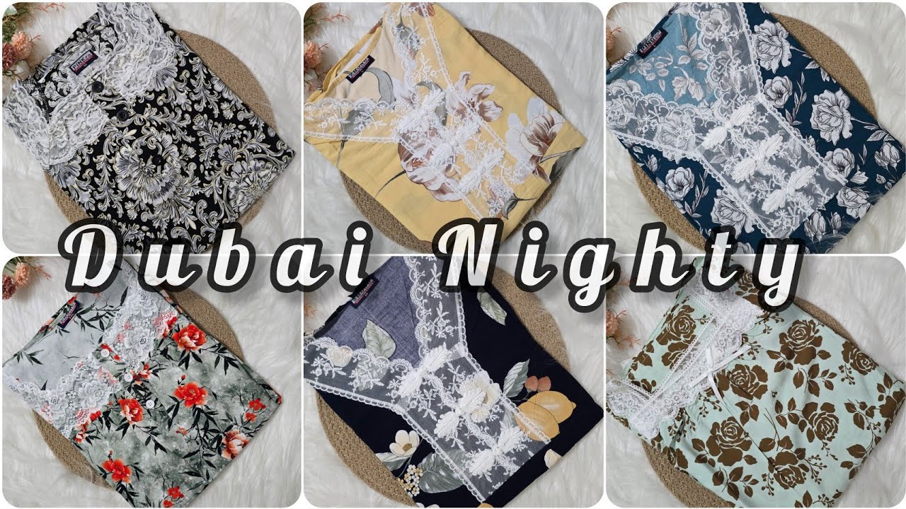 EID COLLECTION❣️ ദുബൈ നൈറ്റി 📌Imported Rayon Nighty 