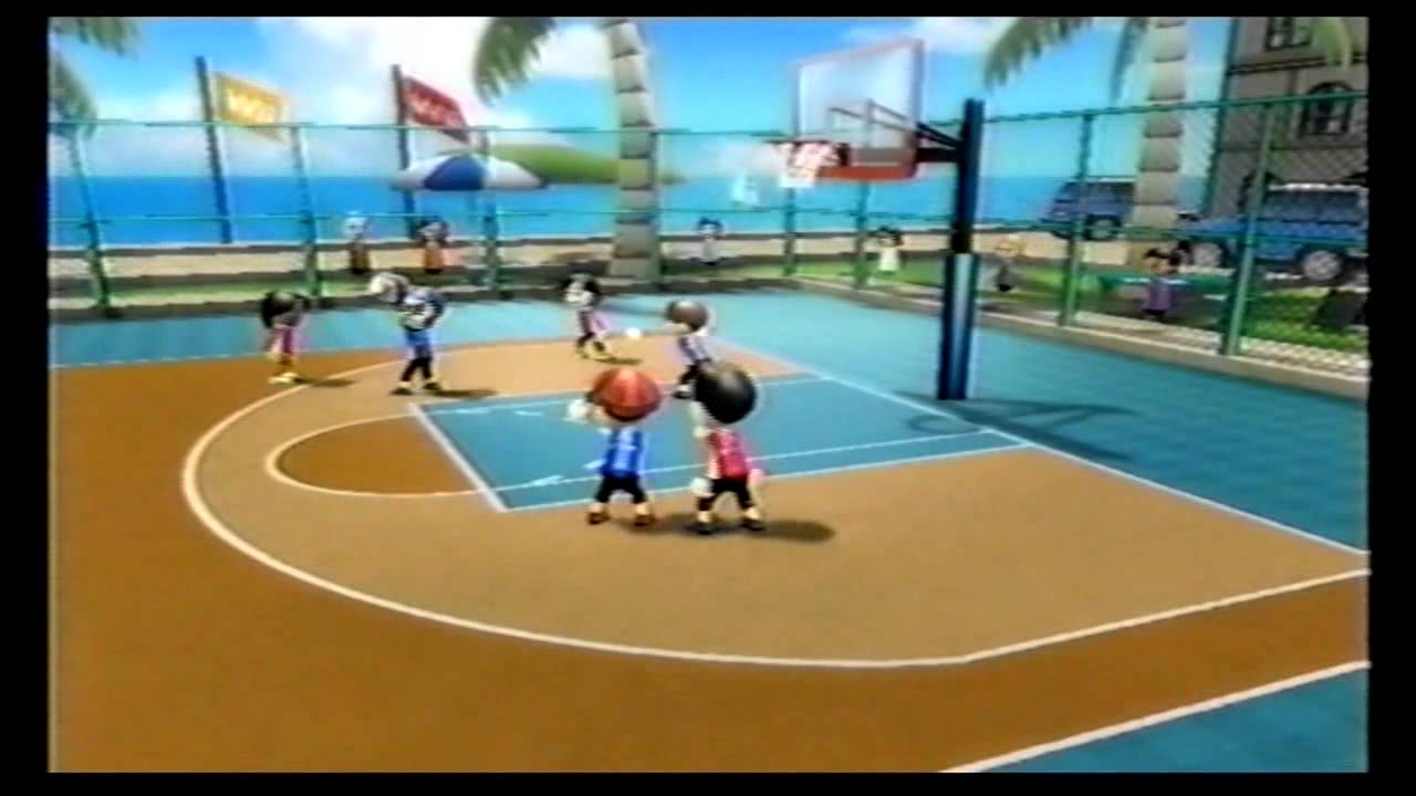 Wii Sports Resort Basketball vs. Maria @ Level 2500 [ 39-13 ]