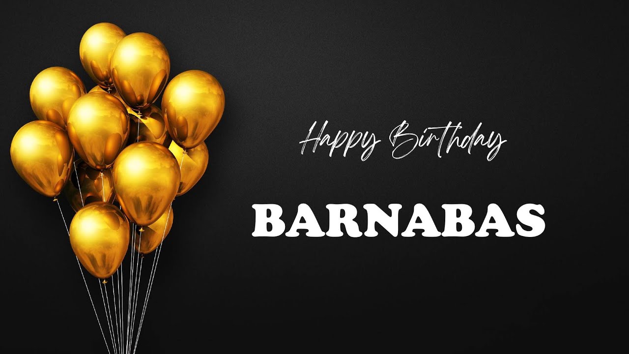 BARNABAS Happy Birthday Song | Happy Birthday BARNABAS