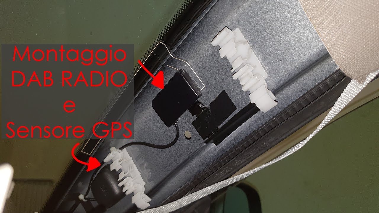Montaggio DAB RADIO e Sensore GPS Alfa Romeo MiTo [How to install Dab Radio and GPS Sensor]