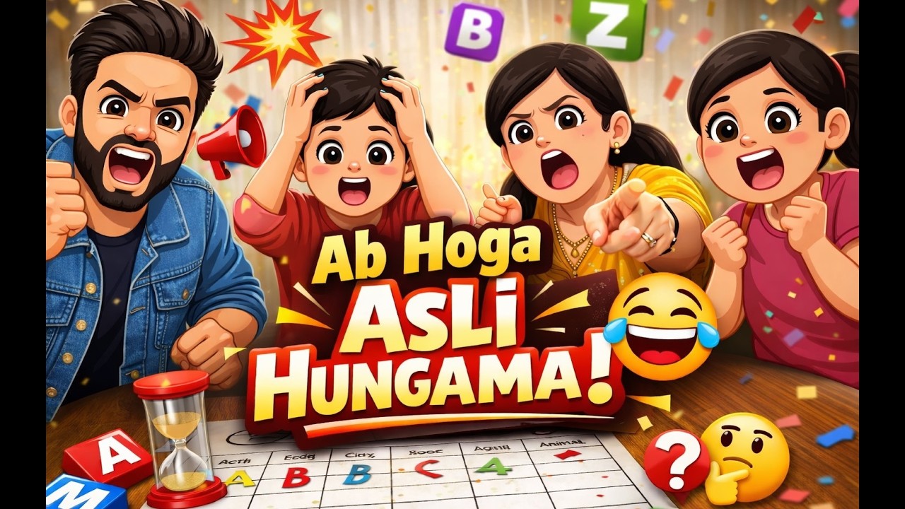 A to Z Family Challenge | PART-2 🔥| This Got Competitive | Family mein Dimaag vs Speed Battle 😎🤯