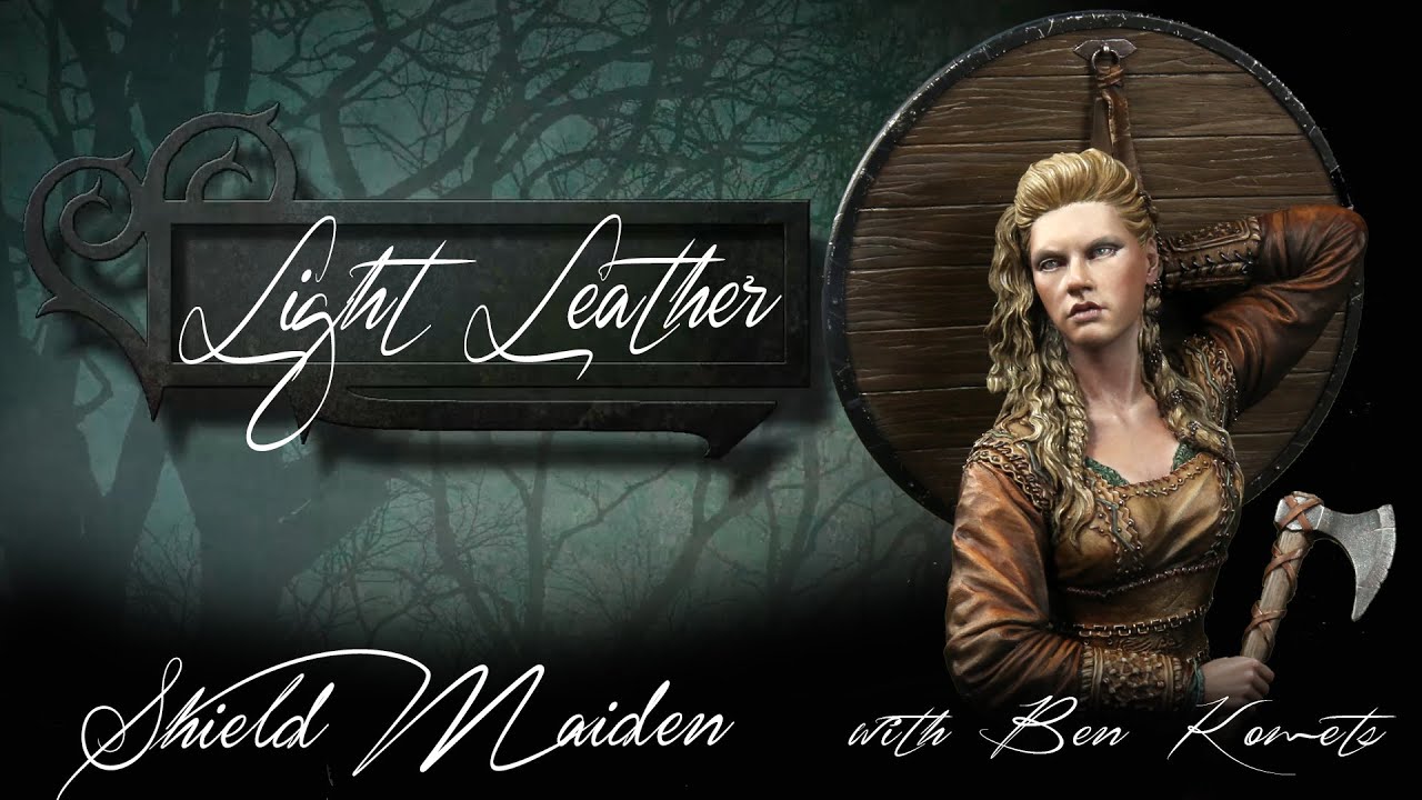 Nuts Planet Shield Maiden - Part 6 - Painting Light Leather