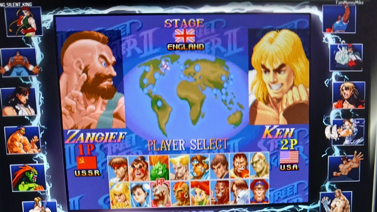 SF30th Double Header Street Fighter 2 Turbo & Street Fighter Alpha 3 Online Lobby Matches Part 1 PS5