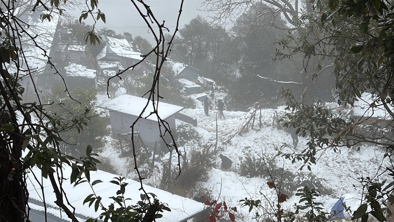 Snow in Nanital Part-3