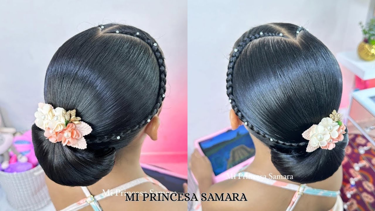 😍 Peinado elegante ideal para usar birrete 👩‍🎓 