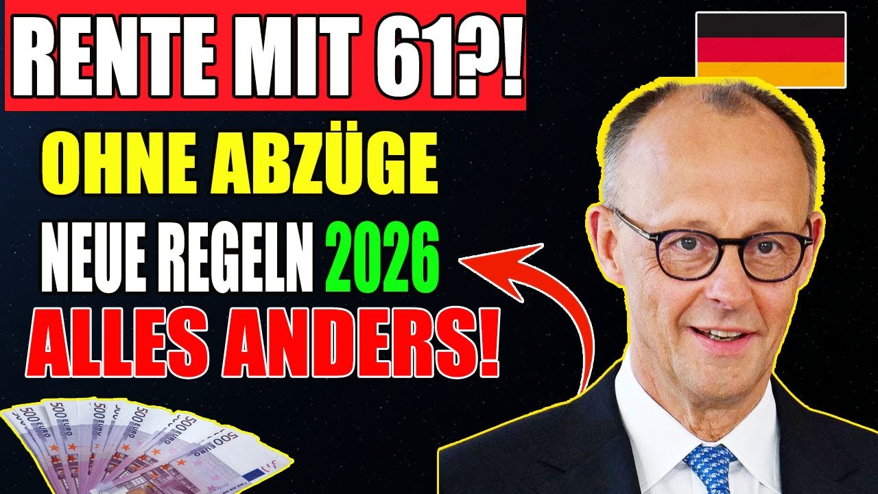 Rente mit 61 ohne Abschl&auml;ge? Diese neuen Regeln f&uuml;r 45 Beitragsjahre gelten ab 2026!