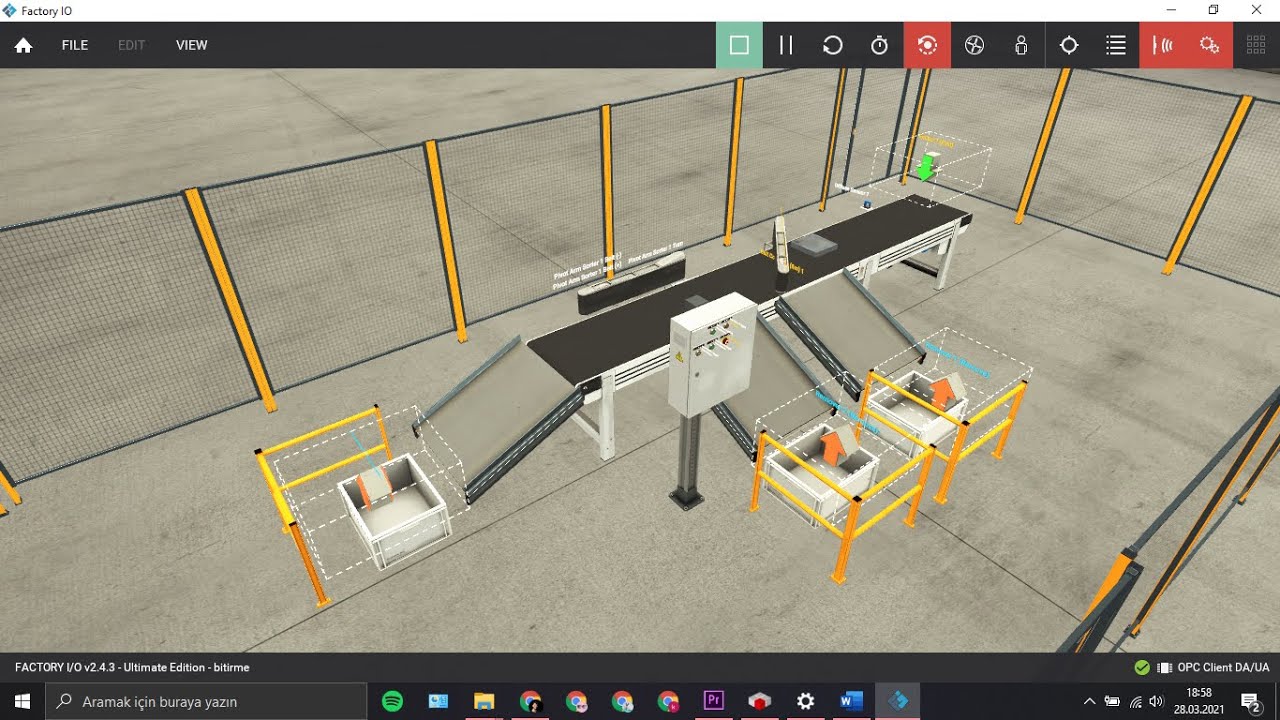 Codesys V3.5 & Factory IO PLC uygulaması