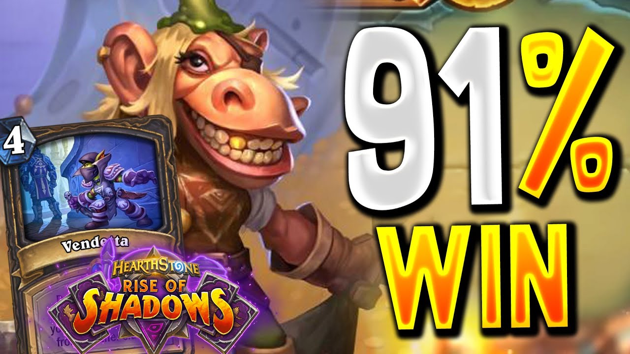 91% Winrate Discover Waggle ROGUE ! (Rdu) - HS Rise of Shadows