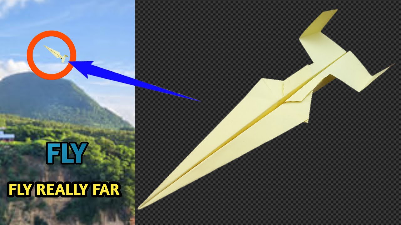 Paper Airplane Easy | That Flies Far | Amazing Paper Airplane Best Design