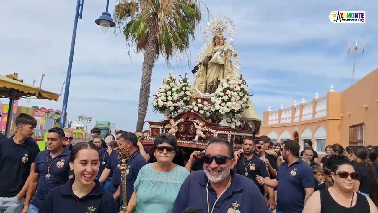 PROCESIÓN DE SAN ANTONIO Y LA VIRGEN DEL CARMEN EN PUNTA DEL MORAL (AYAMONTE)