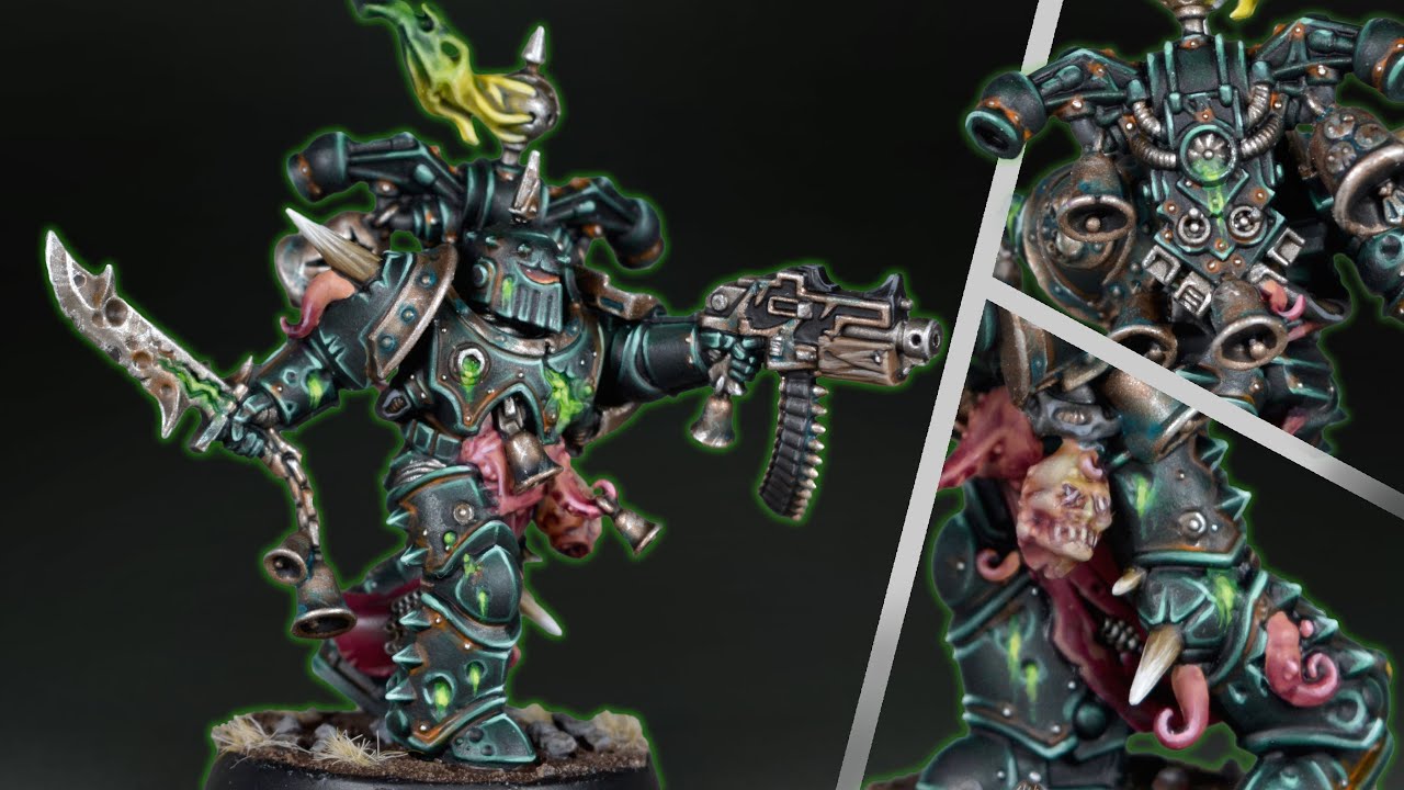 Contrast Hacks! Painting a Plague Marine for Warhammer 40,000 | Painting Tutorial