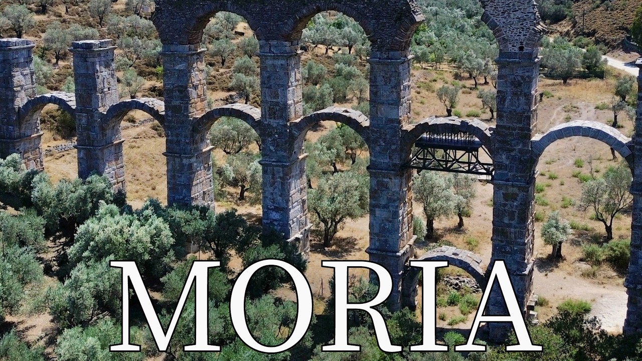 Moria, Island Lesvos, Greece - by drone [4K]. #lesbos