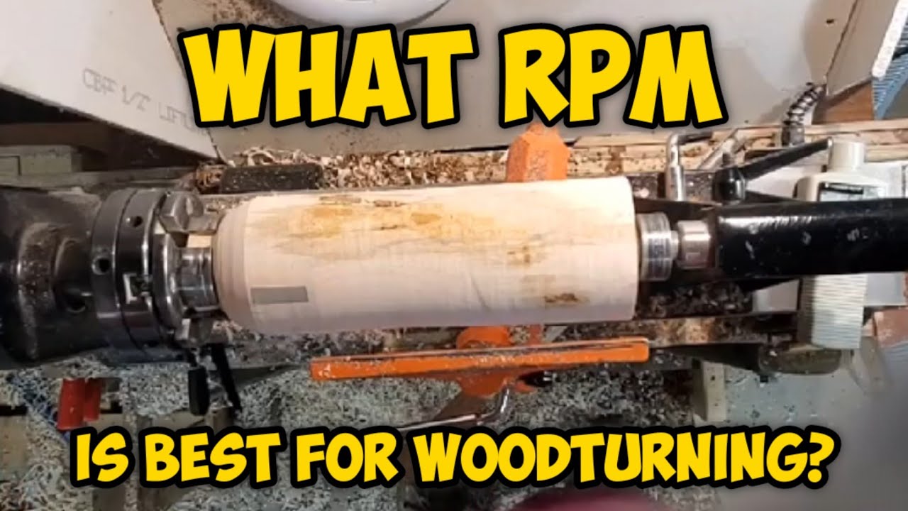 WOODTURNING: What is a good turning speed? WEN 3424T