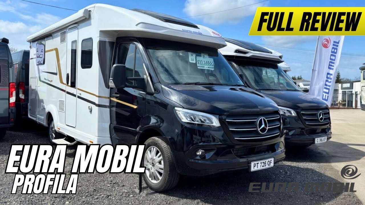NEW EURA MOBIL Profila T726 QF Motorhome Review: Unusual Shower!