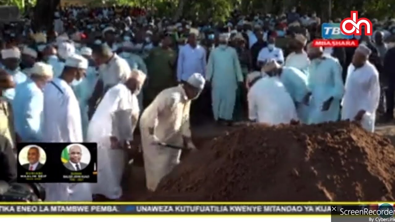 Mwili wa Hayati Maalim Seif Sharif Hamad wazikwa Mtambwe Pemba