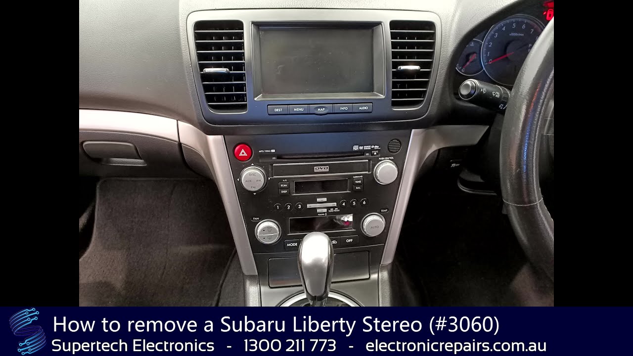 How to remove a Subaru Liberty Stereo (#3060)