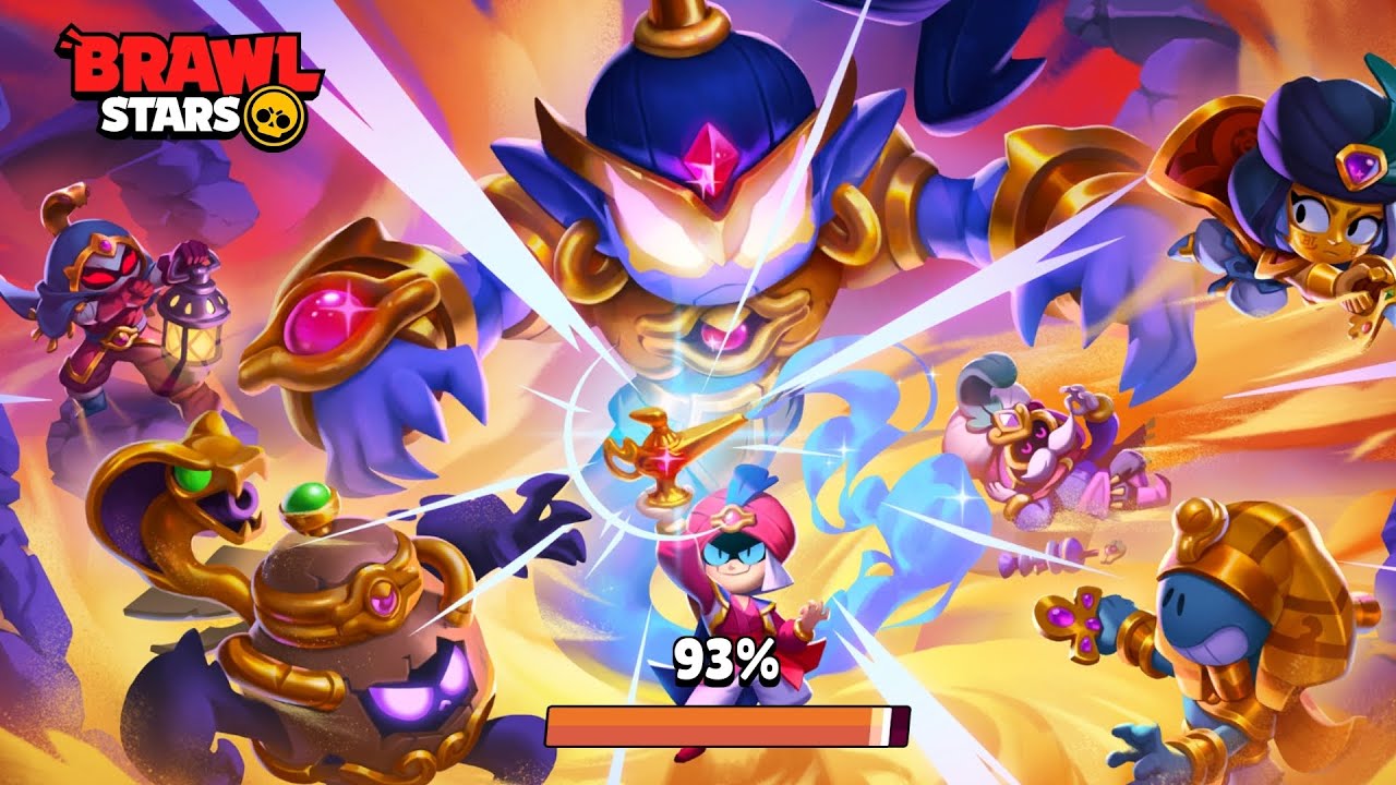 Игра в brawl Stars. Набила на Алли 1000 кубков!