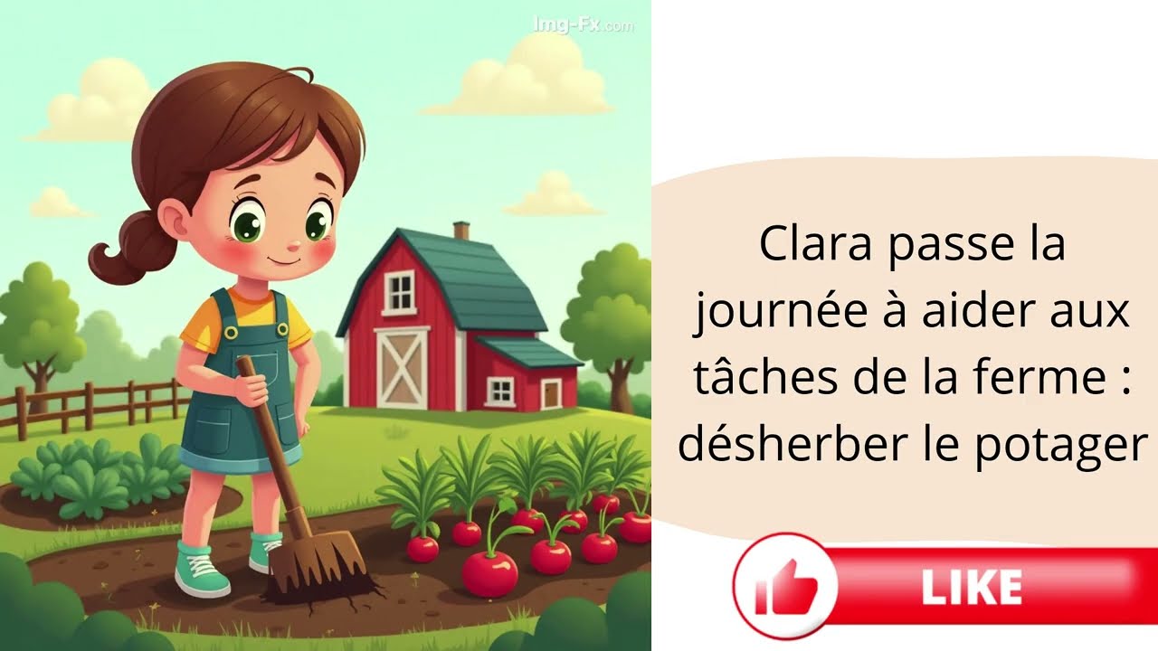 Apprendre le francais: histoire de clara a la compagne