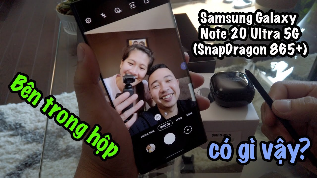 Mở hộp Samsung Galaxy Note 20 Ultra 5G Snap 865+ | Nelson Lê  Cuộc sống Canada 🇨🇦