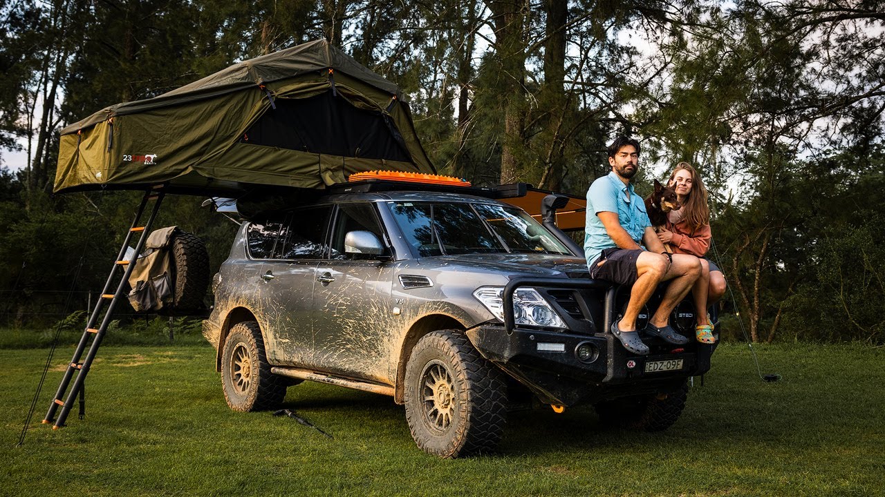 Rooftop Tent Camping in our Nissan Patrol  | Relax to the Soothing Sounds of Nature | CAMPING ASMR |