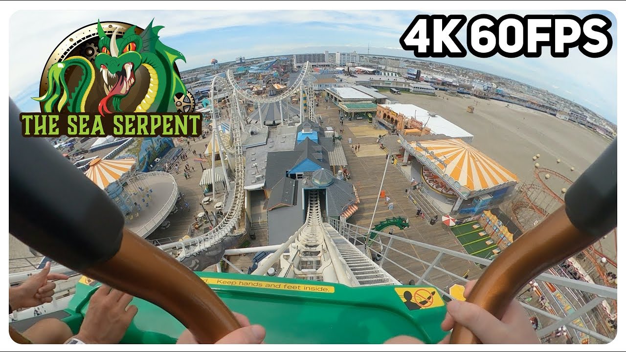Sea Serpent on-ride 4K POV @60fps - Moreys Piers, Wildwood NJ